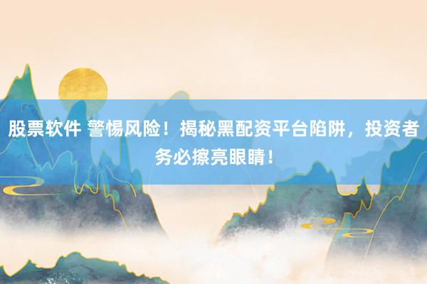 股票软件 警惕风险！揭秘黑配资平台陷阱，投资者务必擦亮眼睛！